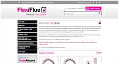 Desktop Screenshot of flexiflueliners.com